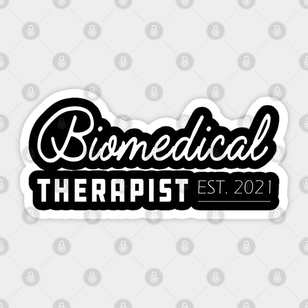 Biomedical Therapist 2021 Sticker by KC Happy Shop